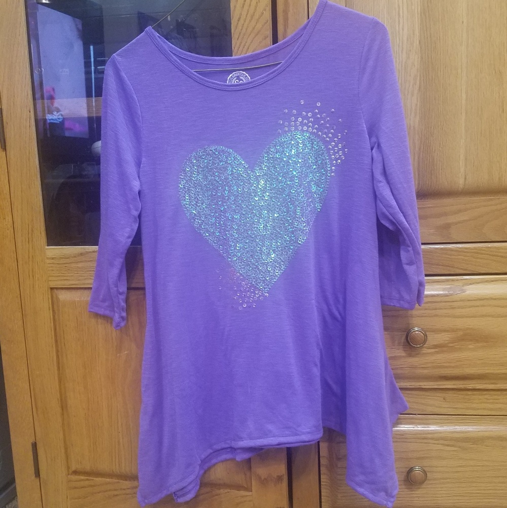 Purple heart tee